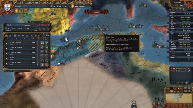 Let's Play - EU4 - The Navigator Achievement - Episode 07 смотреть онлайн