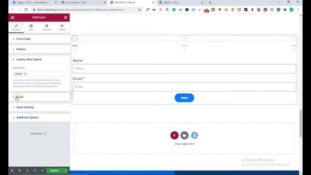 How to create a multi step form in elementor | In Hindi смотреть онлайн