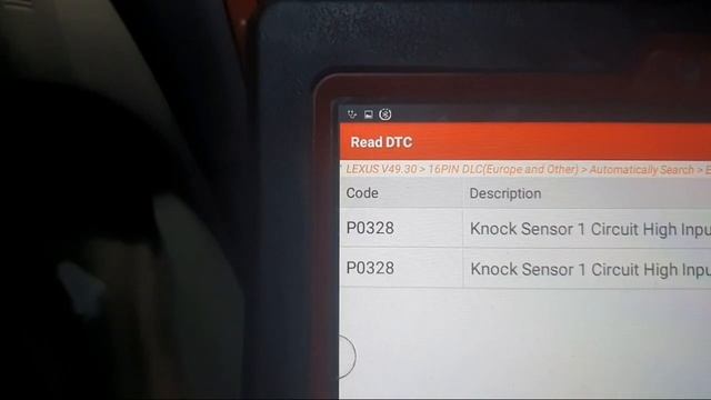 OBD code P0328 Toyota lexus ES350 2008 engine no power knock sensor location bank1 смотреть онлайн