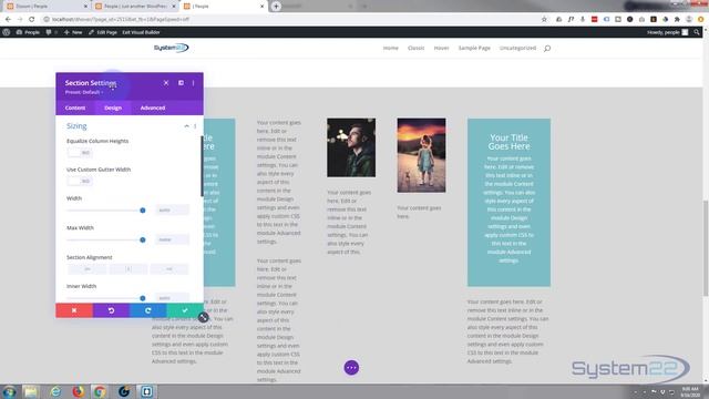 Divi Theme Full Width Specialty Section ? смотреть онлайн