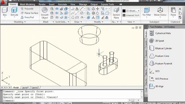 Tutorial membuat carger laptop - autocad 2010 3D смотреть онлайн