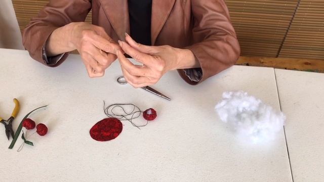 Мастер-класс "Текстильная вишня". смотреть онлайн