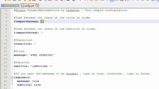 Minecraft | DynamicWelcomeTitle! (Animated Title!) | Plugin Tutorial смотреть онлайн