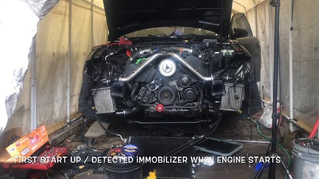 B6 2.7T swap First Start Up /immobilizer Detected vlog #3 смотреть онлайн
