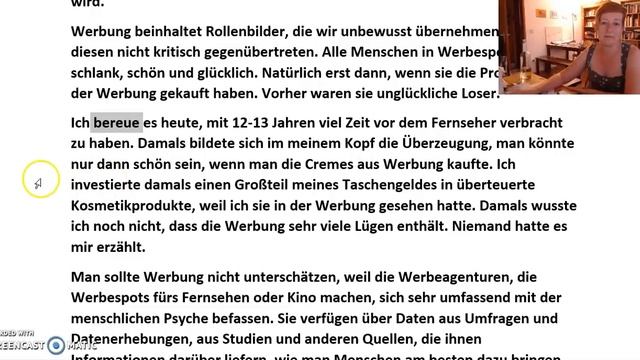 Werbung: Schriftlicher Ausdruck C1, Prüfungsvorbereitung C1 смотреть онлайн