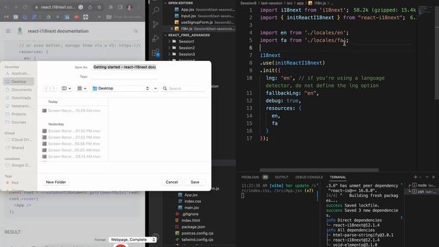 Part 2 - جلسه هشتم React آموزش смотреть онлайн