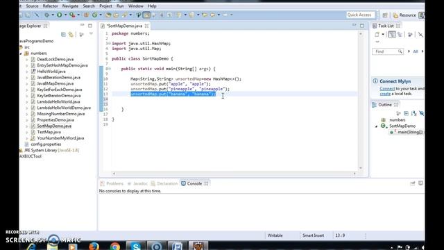 How to sort hashmap keys in java? смотреть онлайн