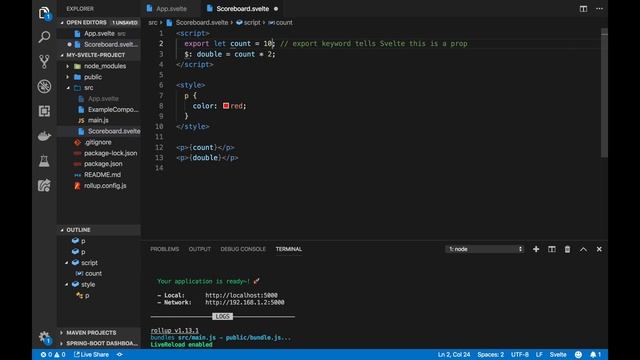 Getting Started with Svelte - Props and Render Logic смотреть онлайн