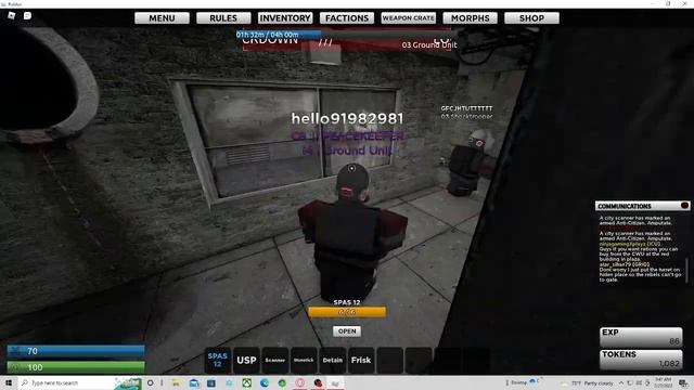Life as a Combine EMP/Scanner (City-8 Roblox) смотреть онлайн