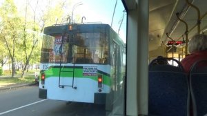 Поездка на Подольском троллейбусе Тролза-5265.08 «Мегаполис» №43 №4к Ст. Под.-Ул. Дол. 19-/Ст. Под.