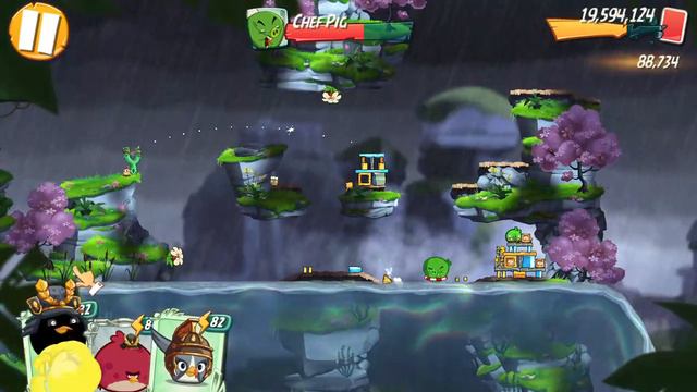 Angry Birds 2 PC King Pig Panic (KPP) with Stella for extra Hal card (July 20, 2021) смотреть онлайн