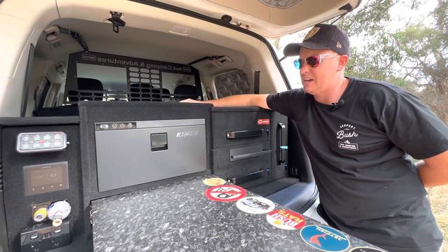 My Brand New Rear Draw Setup, With a Kings fridge draw. смотреть онлайн