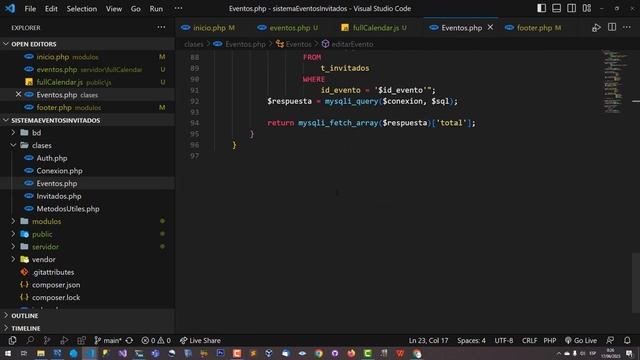 Sistema de eventos e invitados con PHP, MySQL, AJAX y Bootstrap 5 | Cap 21 - Full Calendar смотреть онлайн