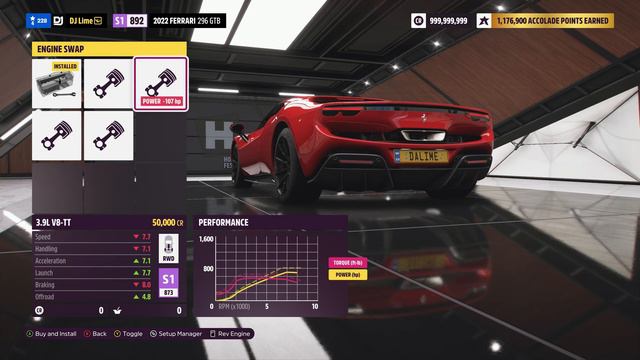 Forza Horizon 5 - 2022 Ferrari 296 GTB смотреть онлайн