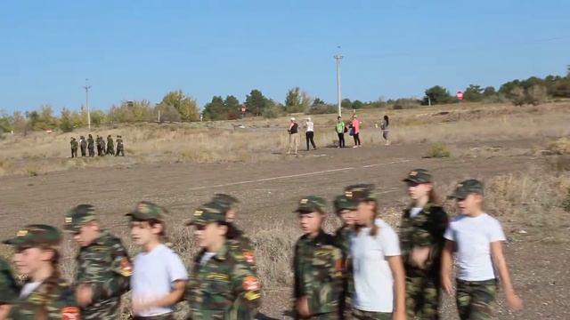 Однодневные военно-полевые сборы 26.09.2015. Школа № 12. Город Камышин. смотреть онлайн