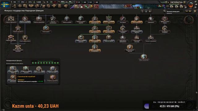 HoI4 с дополнением No Step Back в компании с гусем : Народная Швеция смотреть онлайн