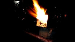 Пеллетная горелка. Самодельная. Испытание.