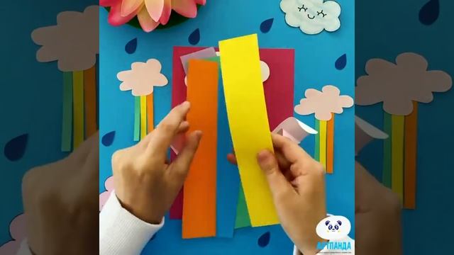 Аппликация радужный зайчик ? смотреть онлайн