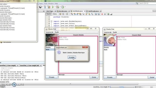 Chat Java - Sockets смотреть онлайн