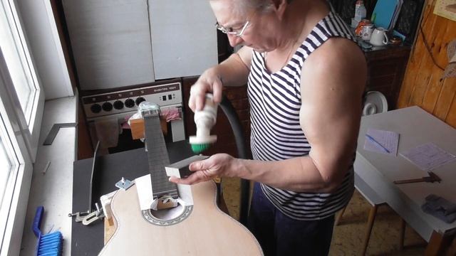 Готовая накладка с седлом и натяжением под струны(видео №760). смотреть онлайн