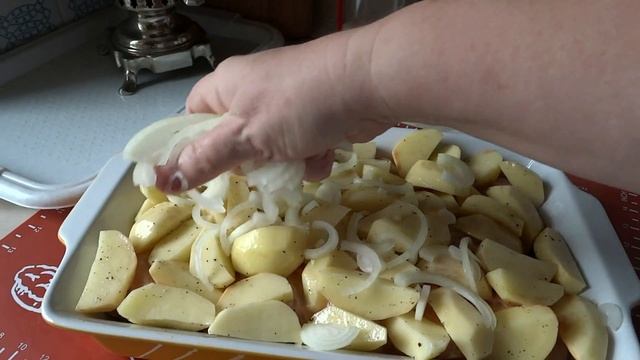 Куриные Ножки (Голени) в Духовке с Картофелем в Красном Соусе. Простой Рецепт /Chicken with potatoe смотреть онлайн