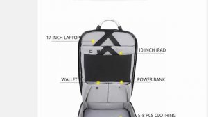 Вместительные мужские расширяемые рюкзаки с usb зарядкой, для ноутбука