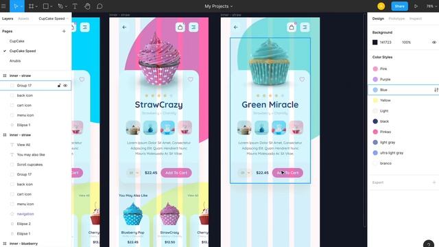 CupCakes - Mobile App Concept: FIGMA смотреть онлайн