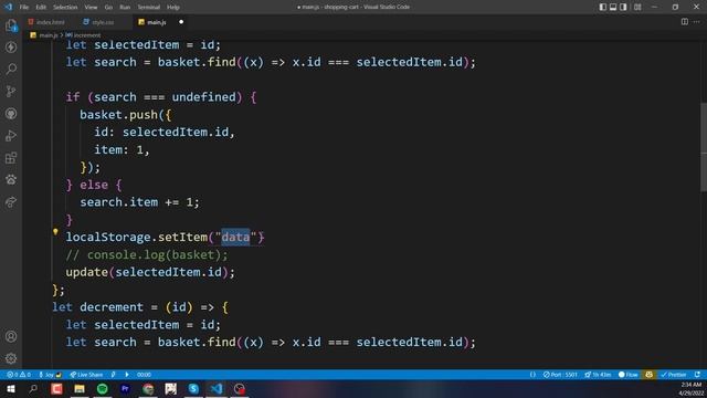 JavaScript Shopping Cart Tutorial - Make a Clothing store from scratch смотреть онлайн