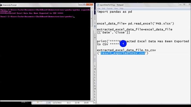 Export Data from Excel to CSV File Using Python Pandas смотреть онлайн