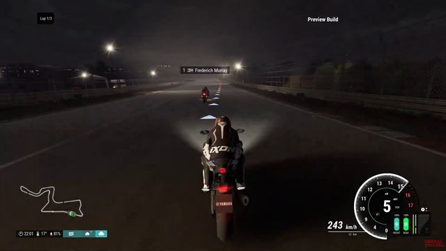 RIDE 5 PC Racing Gameplay - Kyalami GP Circuit Night Dynamic Rainy Weather