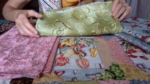 Лоскутный эфир 74. Как сшить Лоскутное одеяло с феечками? Ч 4. Вкусные ткани