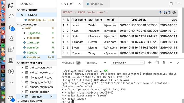 Week 2, Day 5 - Django ORM Relationships смотреть онлайн