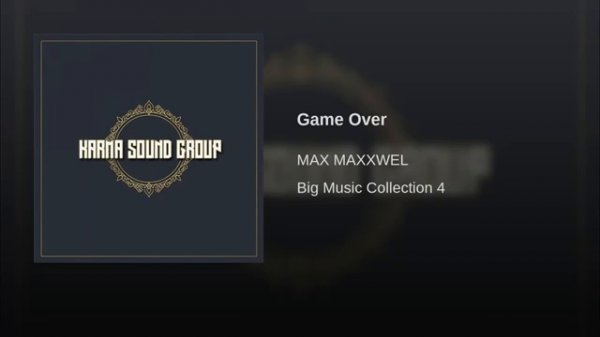 MAX MAXXWEL-Game OVER (Original)