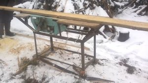 Как окромить одному 5 ти метровую доску!