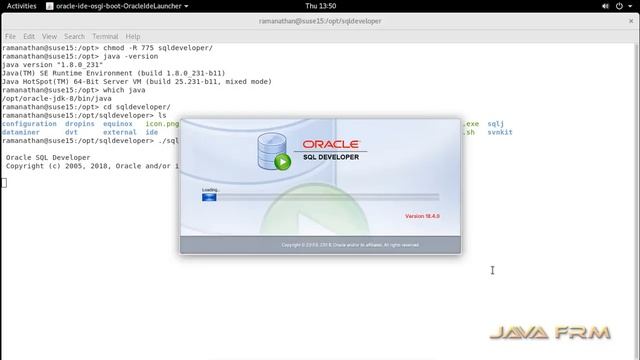 Oracle SQL Developer 18.4 Installation on Suse Linux Enterprise Desktop 15 and connect Oracle 18c смотреть онлайн