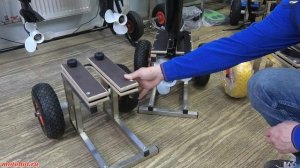 Тележка для перевозки и хранения лодочного мотора