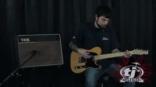 TJ's Music Demos: Fender American Deluxe Telecaster Ash Electric Guitar смотреть онлайн