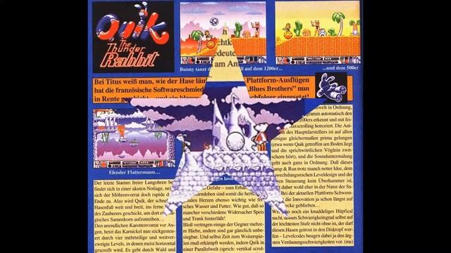 quik the thunder rabbit for Amiga (scans) смотреть онлайн