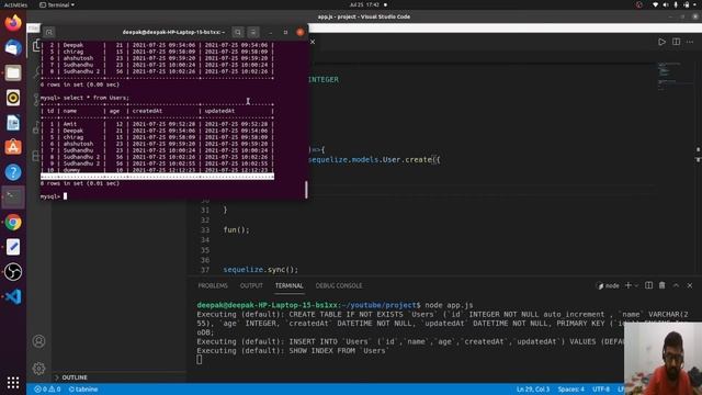 Sequelize ORM Lecture 9 | INSERT Data in DB using sequelize смотреть онлайн