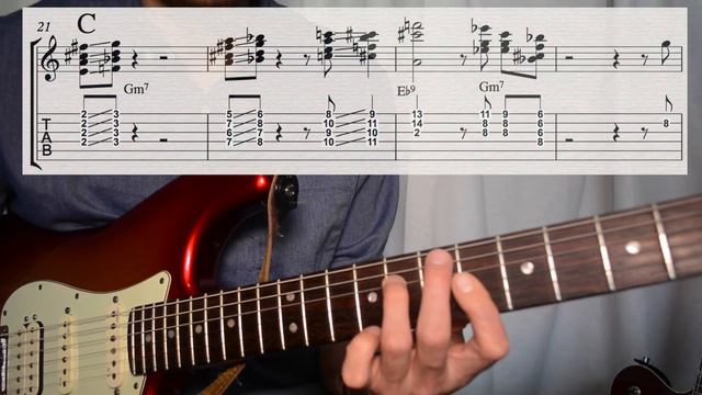 Learn the Complete Pink Panther solo LEAD Guitar Lesson & play along at end смотреть онлайн