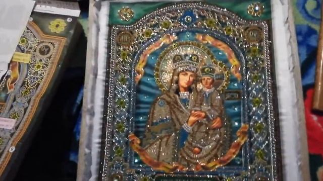 Как отправить вышитую картину за границу?! Споручница Грешных от Образа в каменьях.... смотреть онлайн
