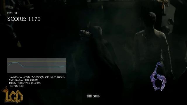 HD 7970m - Resident Evil 6 Benchmark смотреть онлайн
