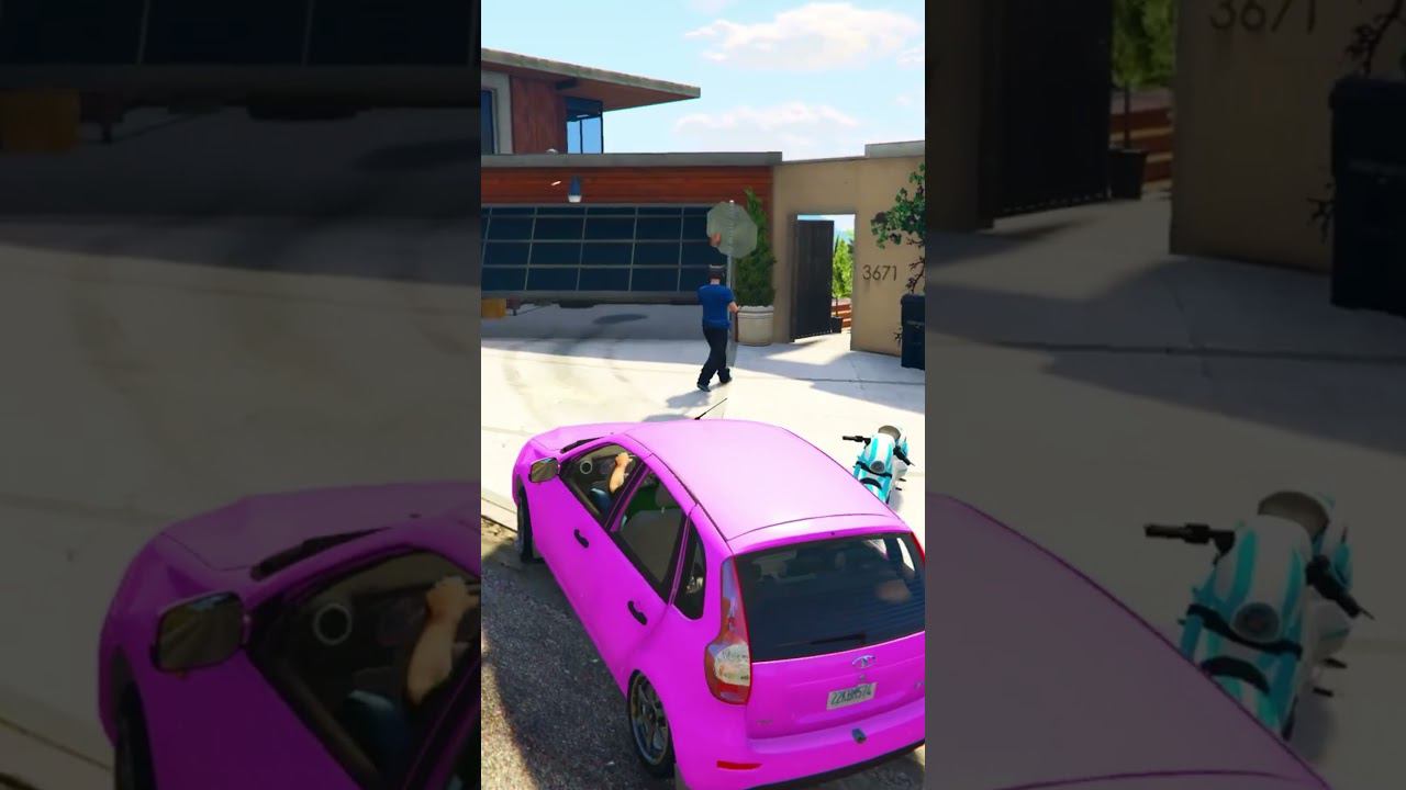 РАЙЛЮХА привёз ЛАДУ КАЛИНУ МУРКЕ в ГТА 5 Моды! смотреть онлайн