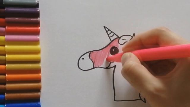 Как нарисовать ЕДИНОРОГА / How to draw a unicorn смотреть онлайн