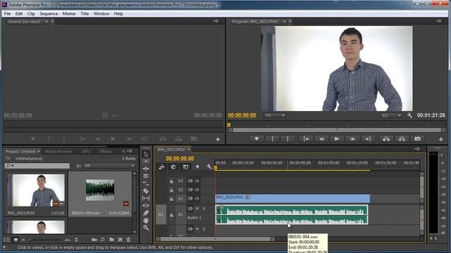 Синхронизация видео и аудио при помощи PluralEyes смотреть онлайн