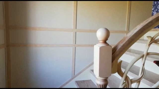 Отделка лестничного пролета каркасного дома панелями Гипсокаркас смотреть онлайн