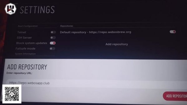 ?Рут на телевизор LG установка Lampa