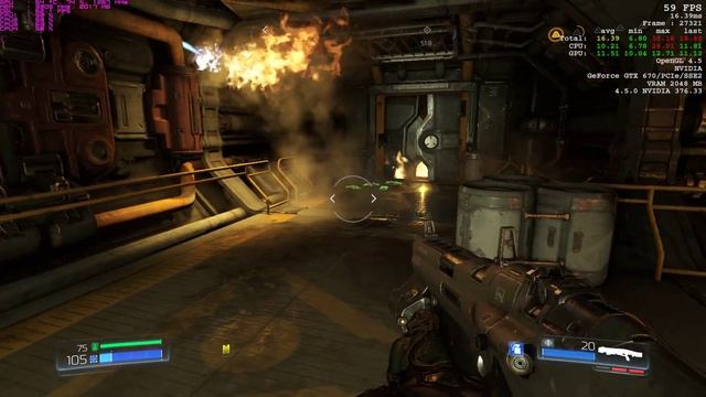 DOOM PC GTX 670 смотреть онлайн