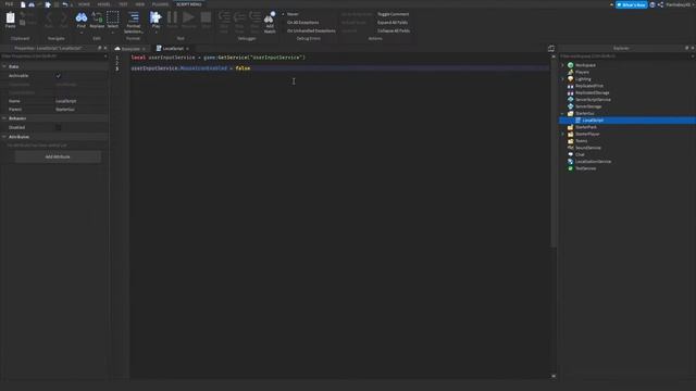 How To Remove Curser + Hide Mouse During Keyboard Input | Roblox Studio смотреть онлайн