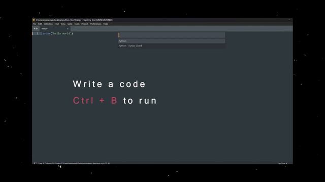 How to Run Python Easily with Sublime Text | Tutorial 2023 смотреть онлайн